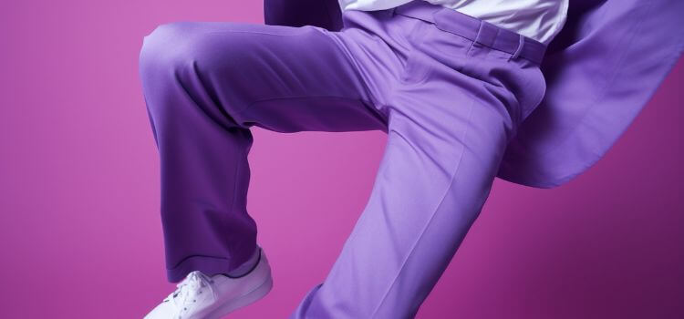 Best Footwear for Purple Pants