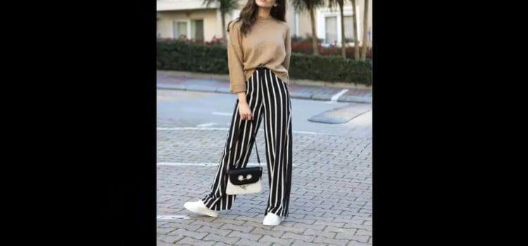 How to Style Striped Wide-Leg Pants