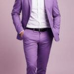 What to Wear with Purple Pants Men