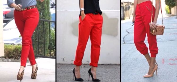 Shoes to Wear with Red Pants