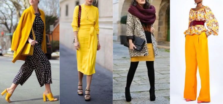 What Color Shoes to Wear with a Mustard Yellow Dress