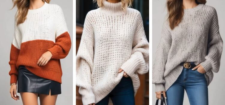 How to Wear Oversized Sweaters Without Looking Fat