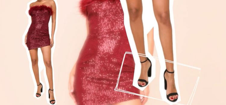 What Shoes to Wear with a Red Sequin Dress